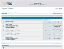 Tablet Screenshot of foro.csmc.es